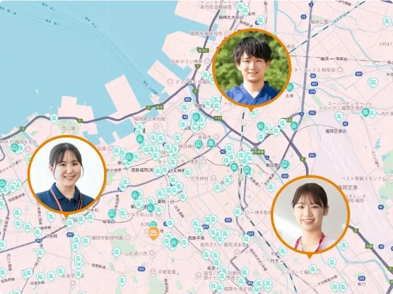 現在地共有アプリ